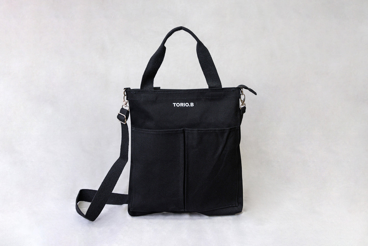 Canvas tote [Black]