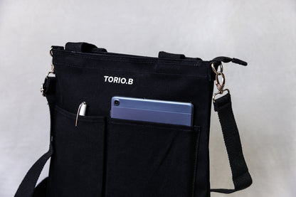 Canvas tote [Black]